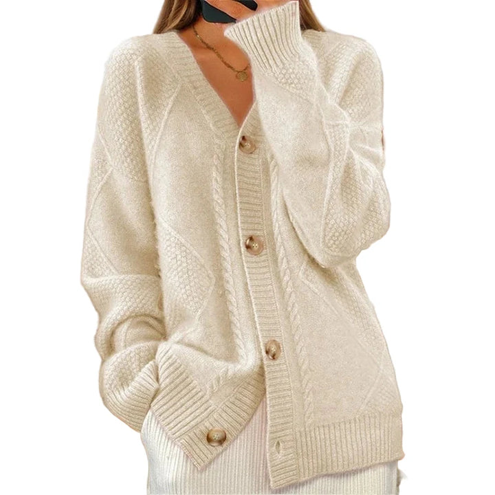 Louise | Cable Knit Cardigan
