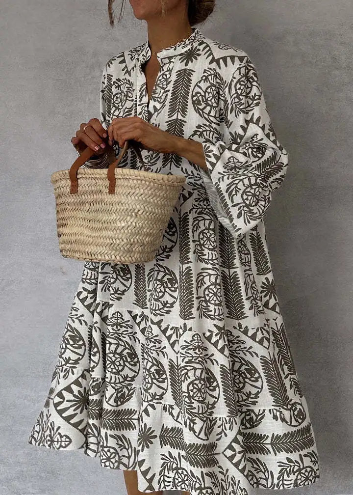 Amaya | Relaxed Tribal Dress Zenvora