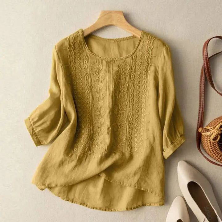 Celeste – Stitched Casual Top Zenvora