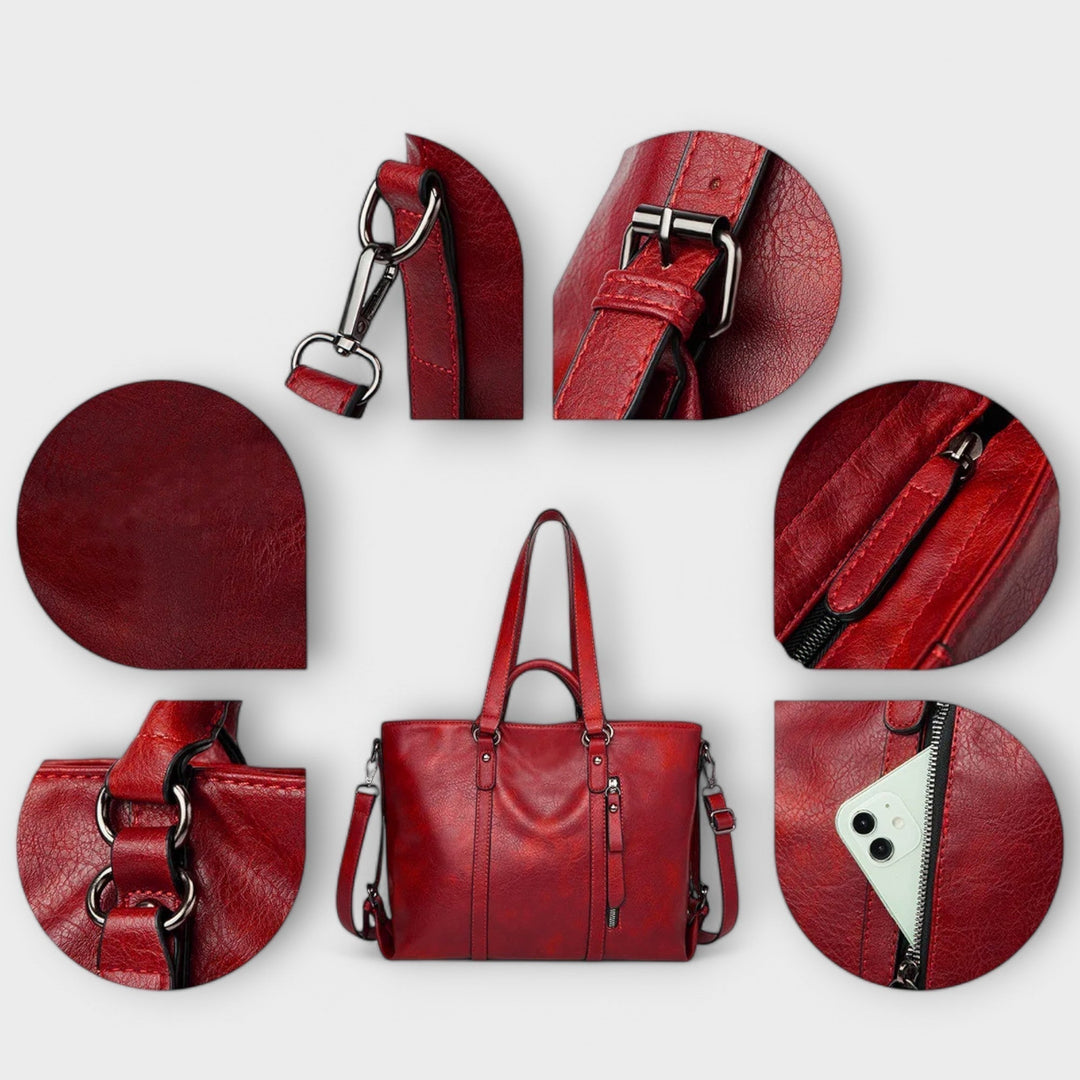 Zenvora | Large Leather Bag