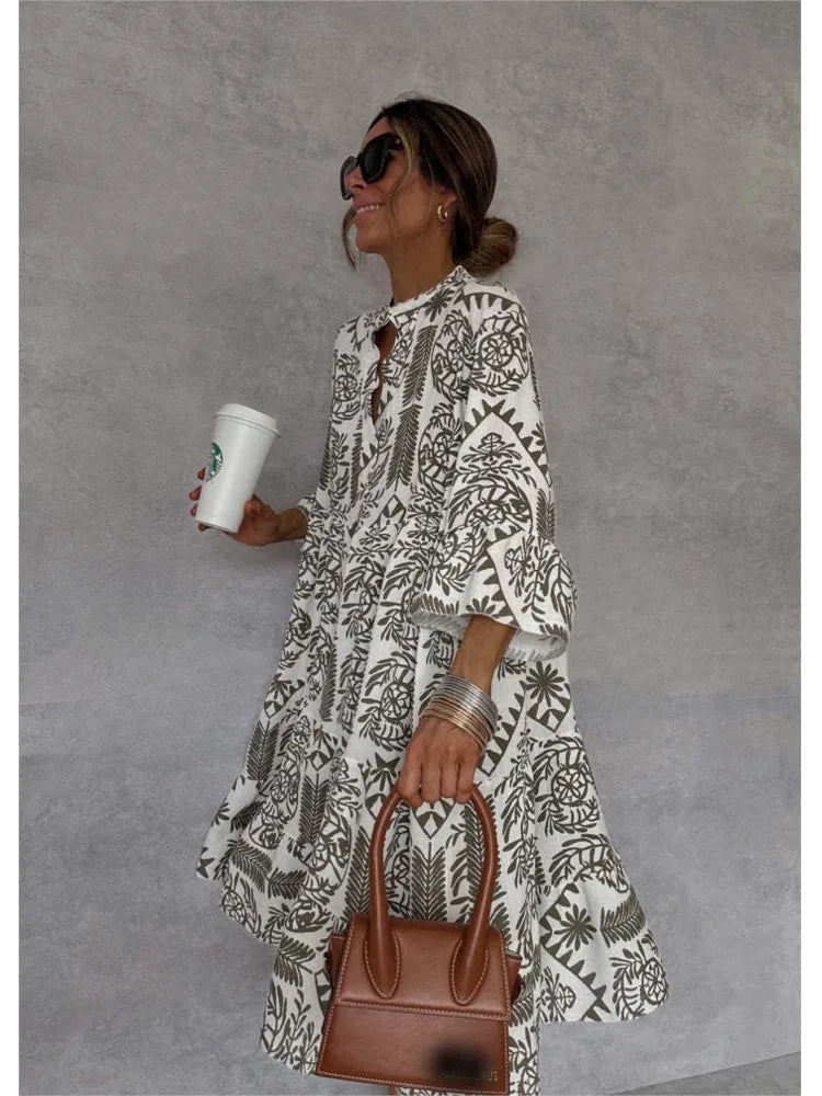 Amaya | Relaxed Tribal Dress Zenvora