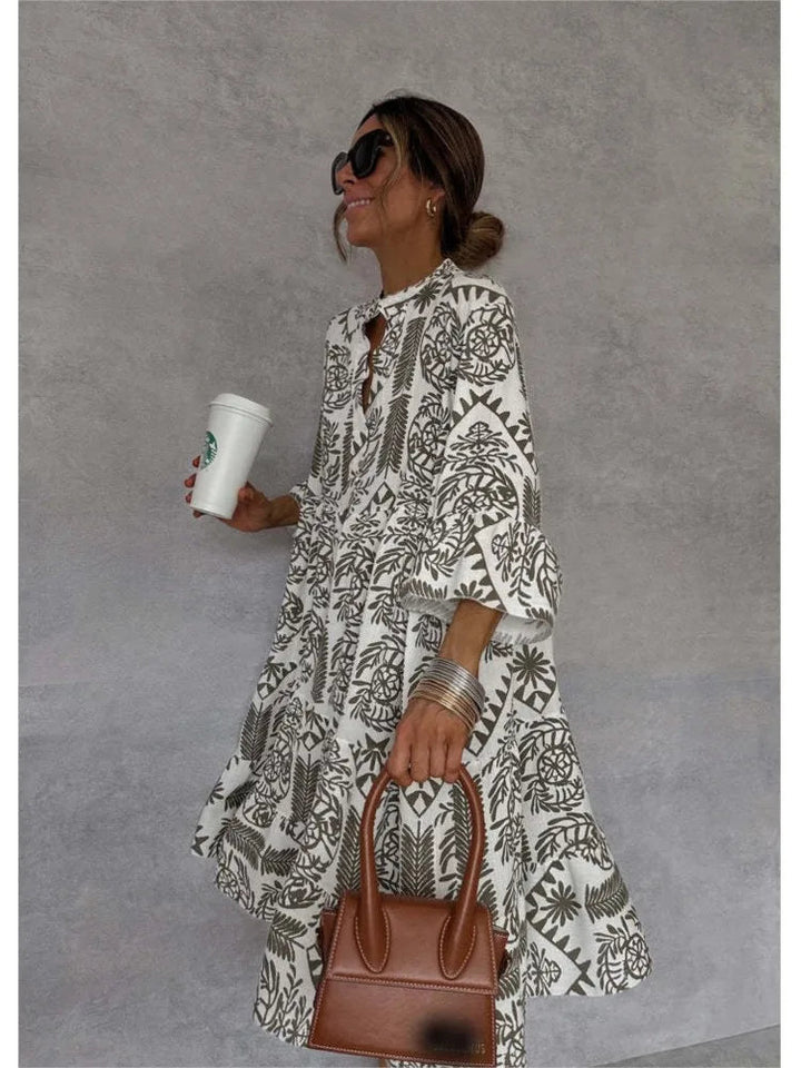 Amaya | Relaxed Tribal Dress Zenvora