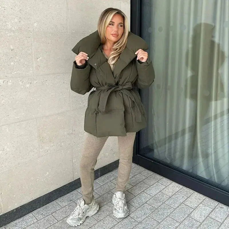 Elegante Gewatteerde Winterjas Zenvora