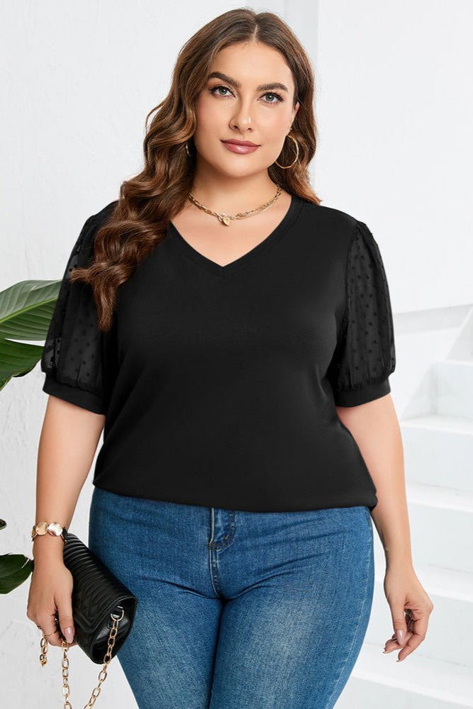 Helena | Chic V-Neck Top Zenvora