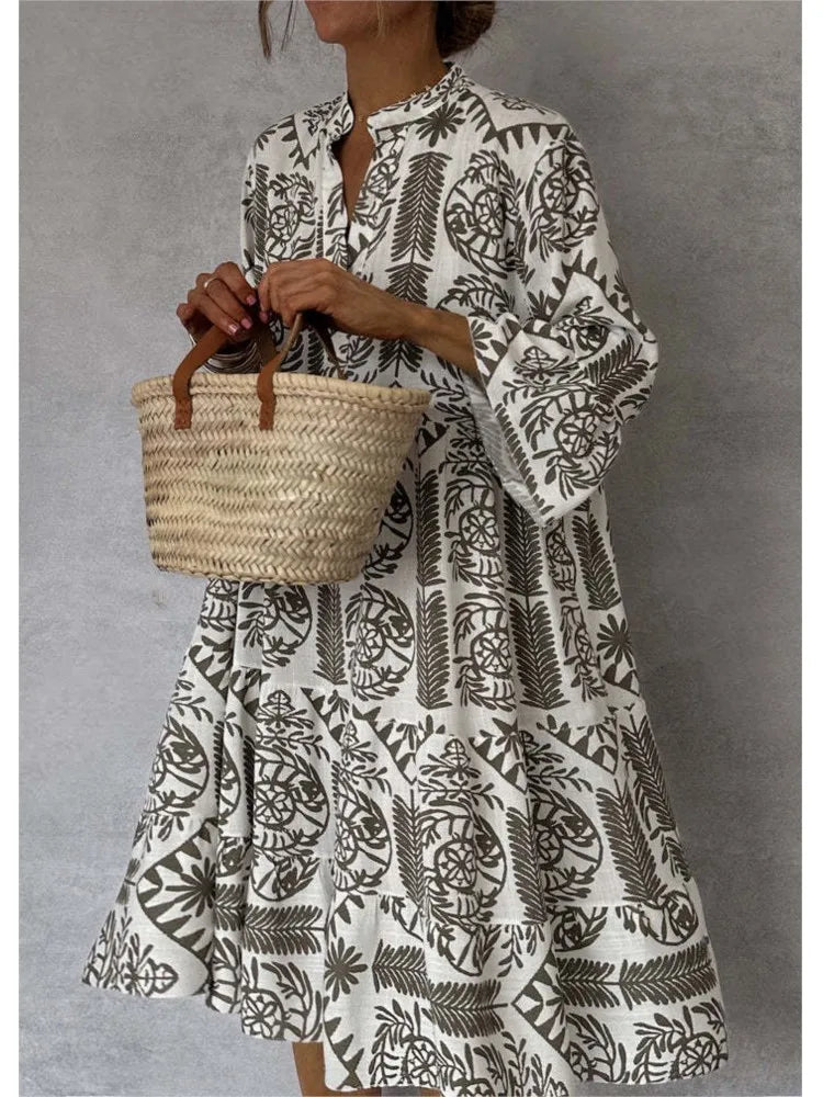 Amaya | Relaxed Tribal Dress Zenvora