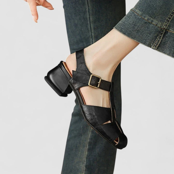 Saryanna | Orthopedic Mary Jane Shoes Black