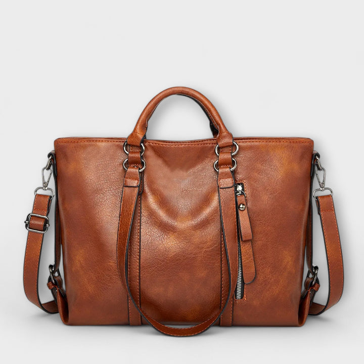 Zenvora | Large Leather Bag