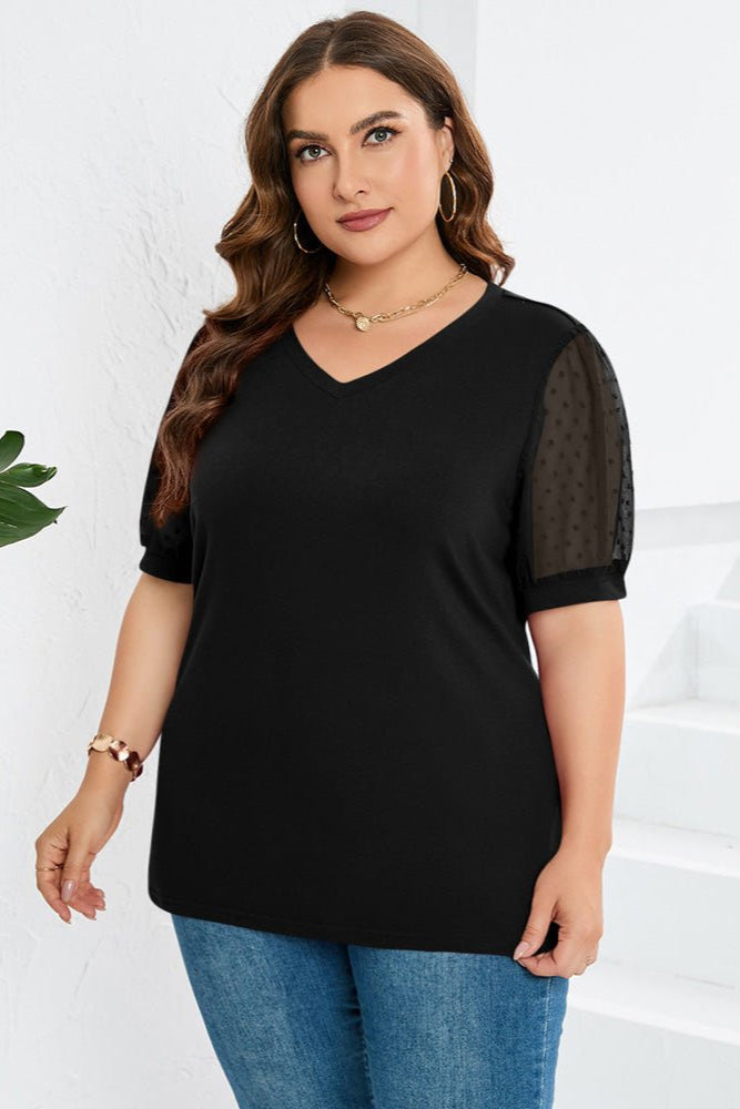 Helena | Chic V-Neck Top Zenvora