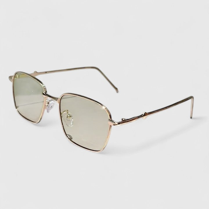 Raygynn | Stylish Sunglasses Golden Green