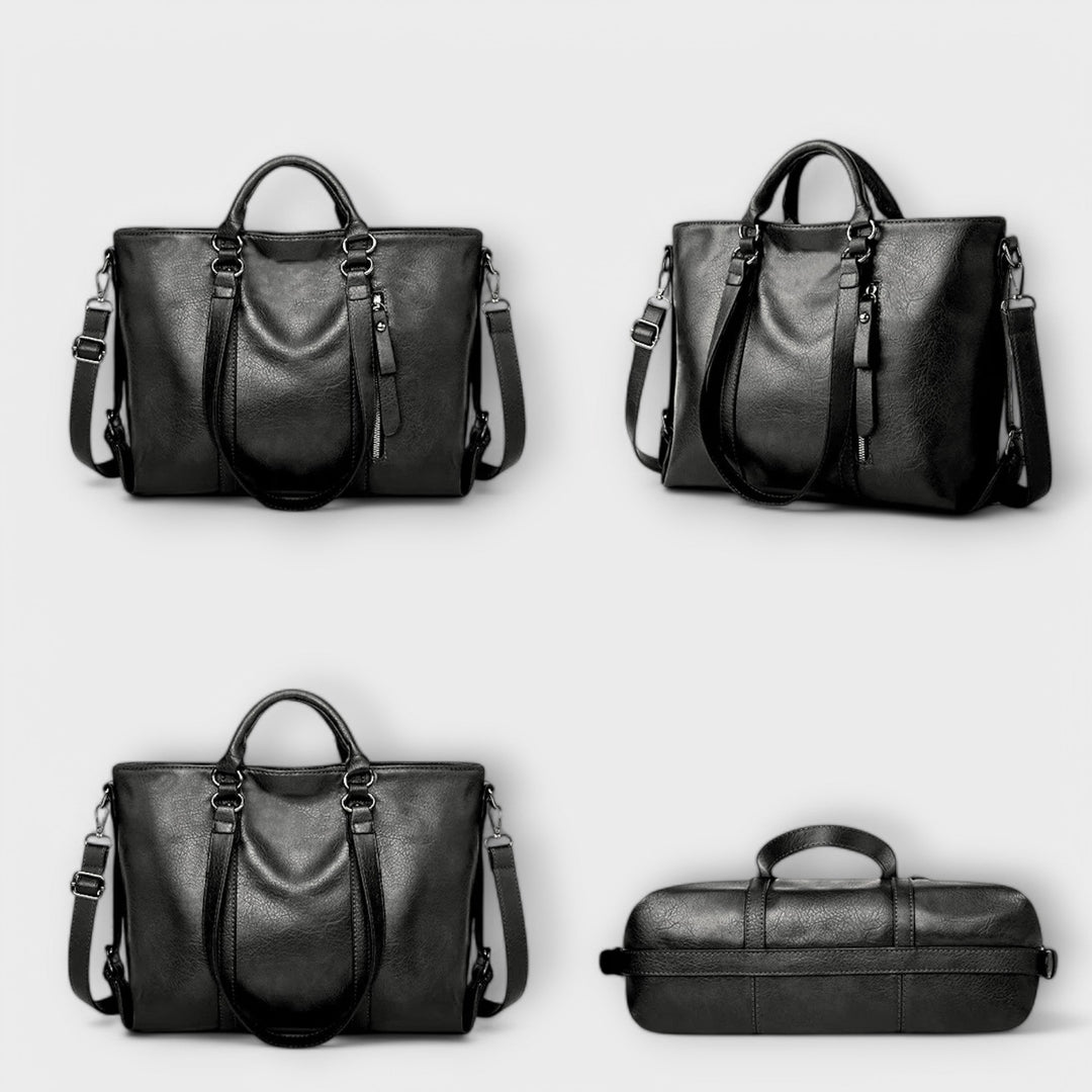 Zenvora | Large Leather Bag