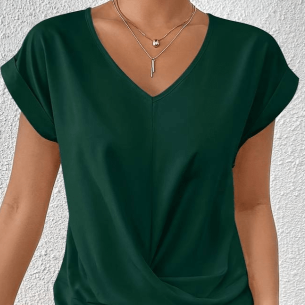 Maray | Ideal V-neck Blouse Zenvora