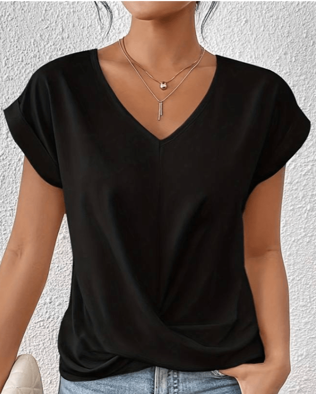 Maray | Ideal V-neck Blouse Zenvora