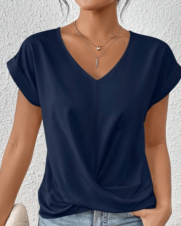 Maray | Ideal V-neck Blouse Zenvora