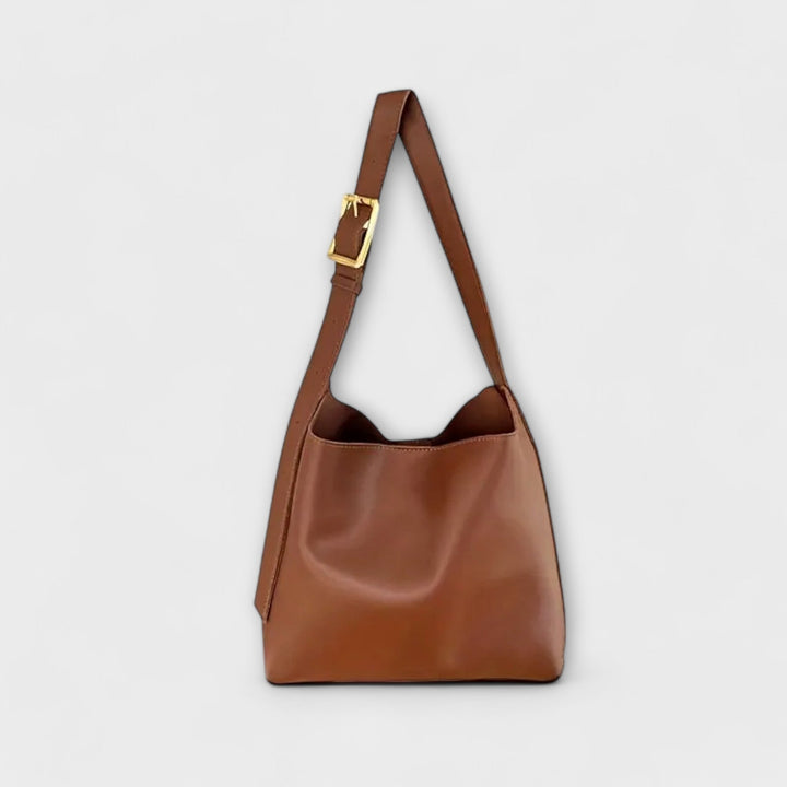 Zenvora | Elegant Leather Shoulder Bag