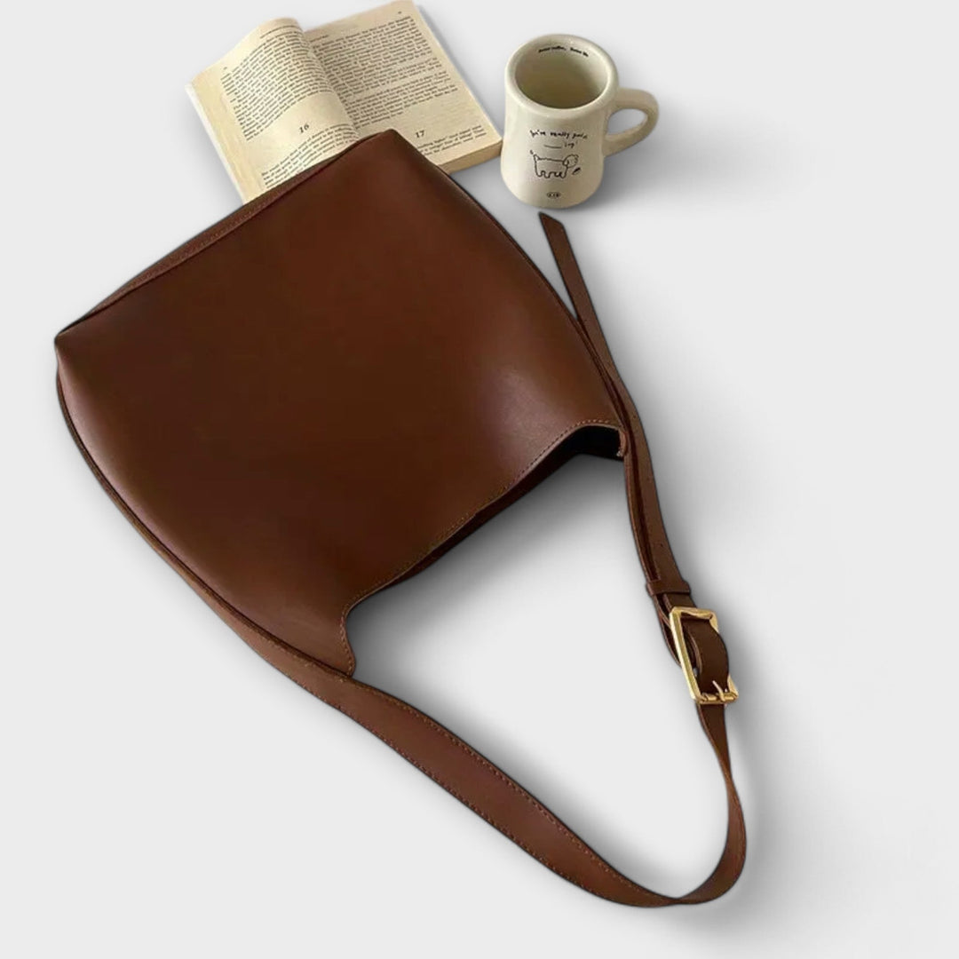 Zenvora | Elegant Leather Shoulder Bag