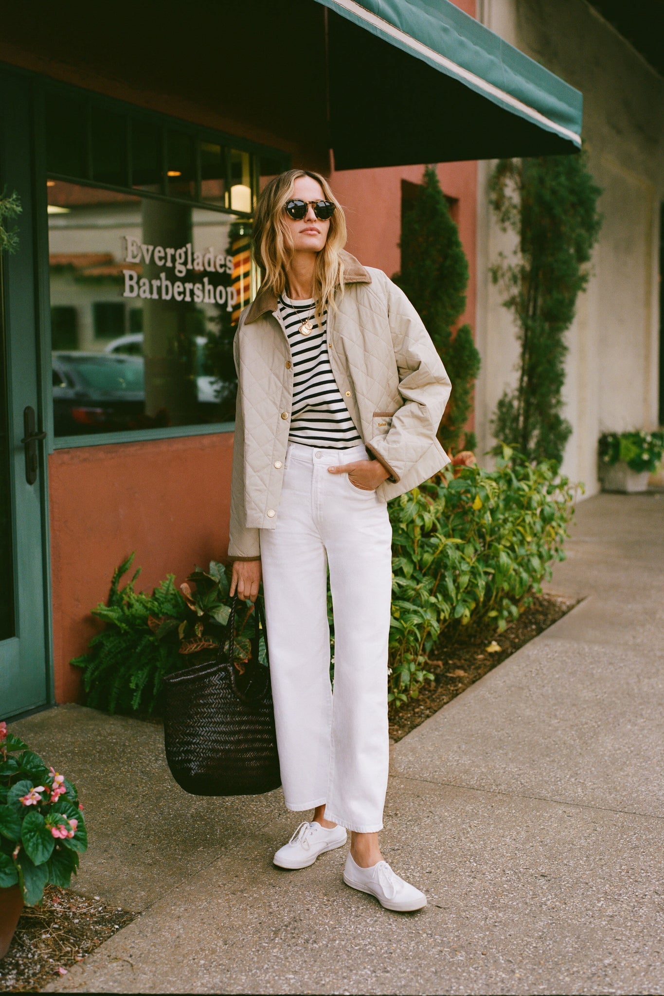 Sour Cream Harper Crop Jean Zenvora