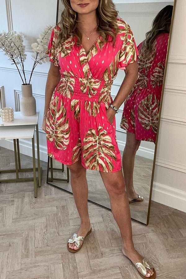 Ariella | Chic Leaf Print Zenvora