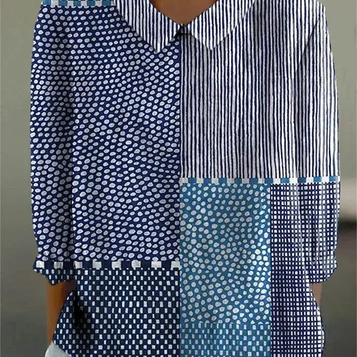 Elle | Retro Vibrant Top Zenvora