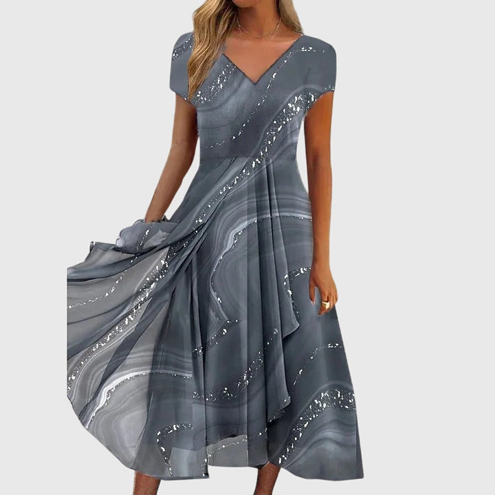 Aubrielle | Flowing Midi Dress