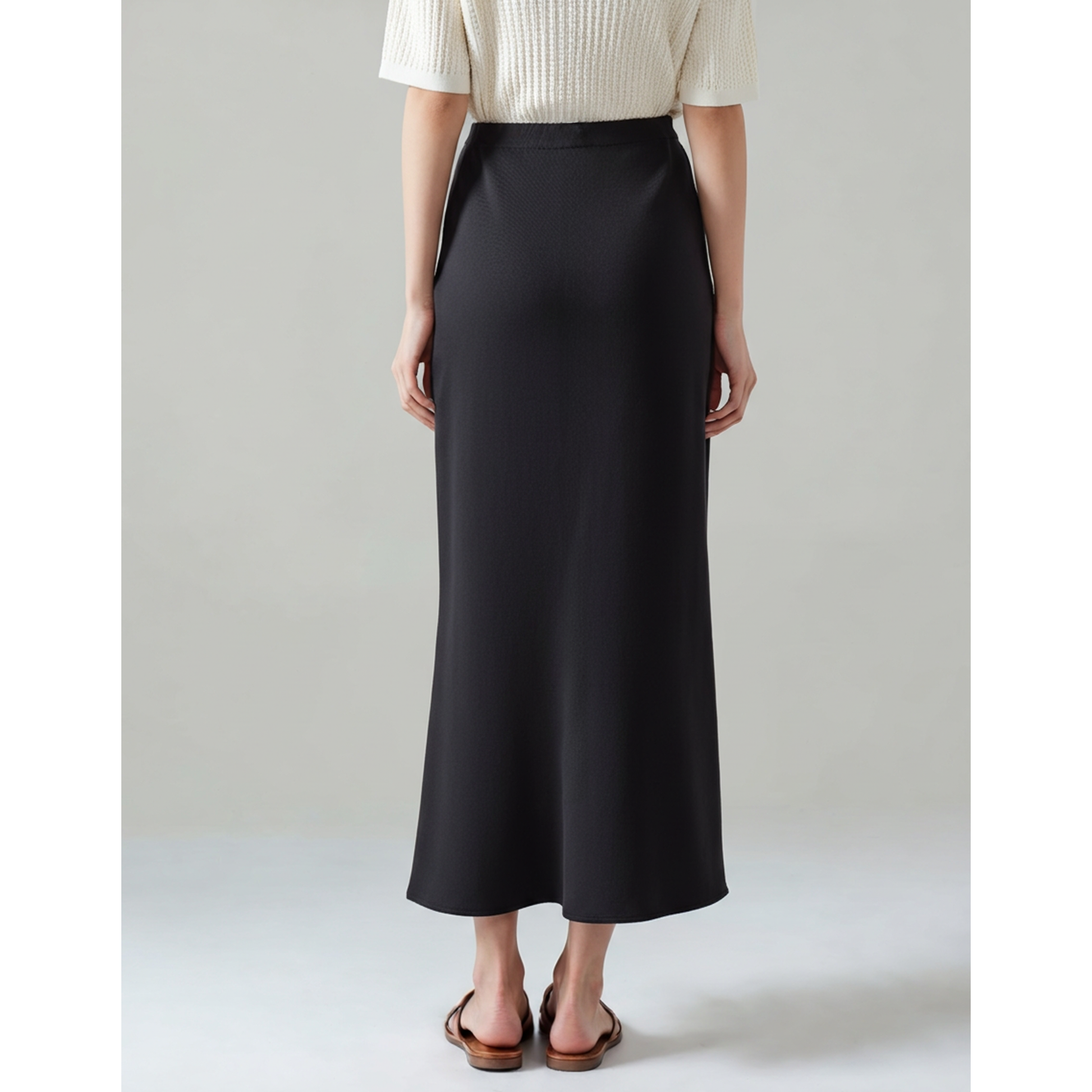 Old Money Silk Skirt Zenvora