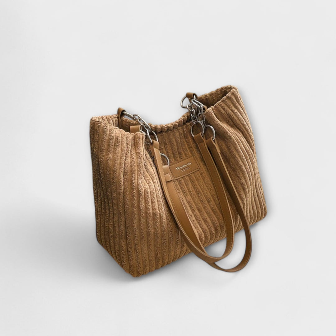 Zenvora | Soft Cord Shoulder Bag
