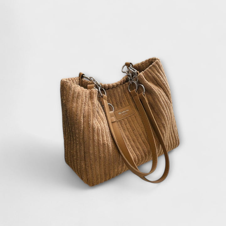 Zenvora | Soft Cord Shoulder Bag