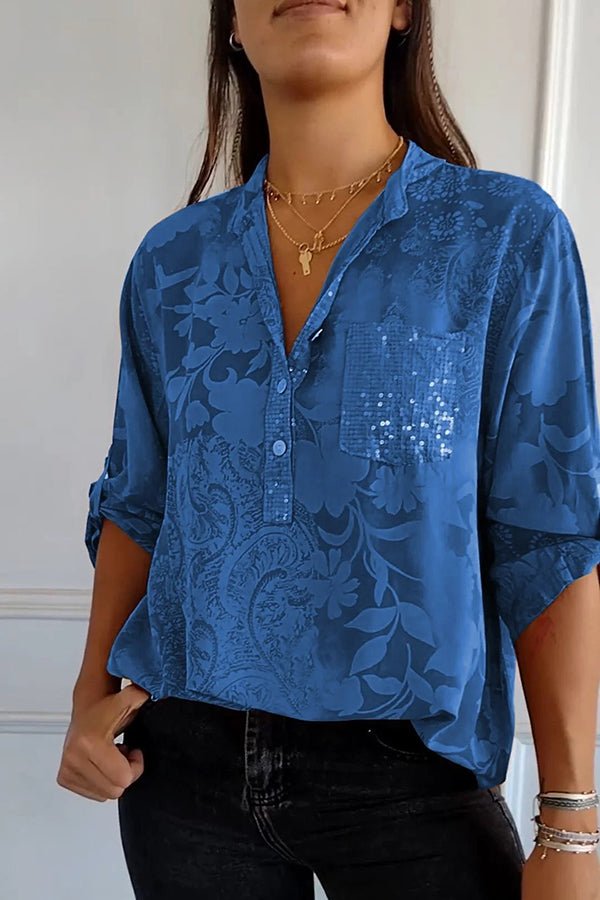 Celeste | Chic Beaded Blouse Zenvora