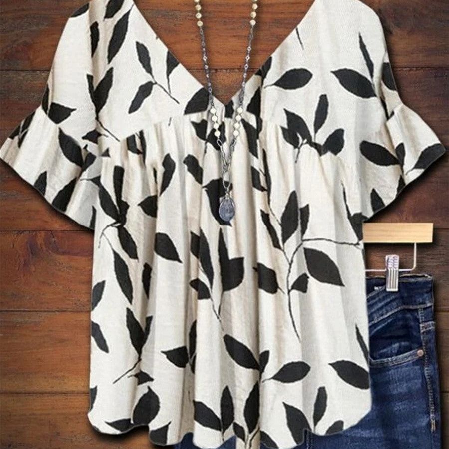 Luna | Frilled Petal Blouse Zenvora