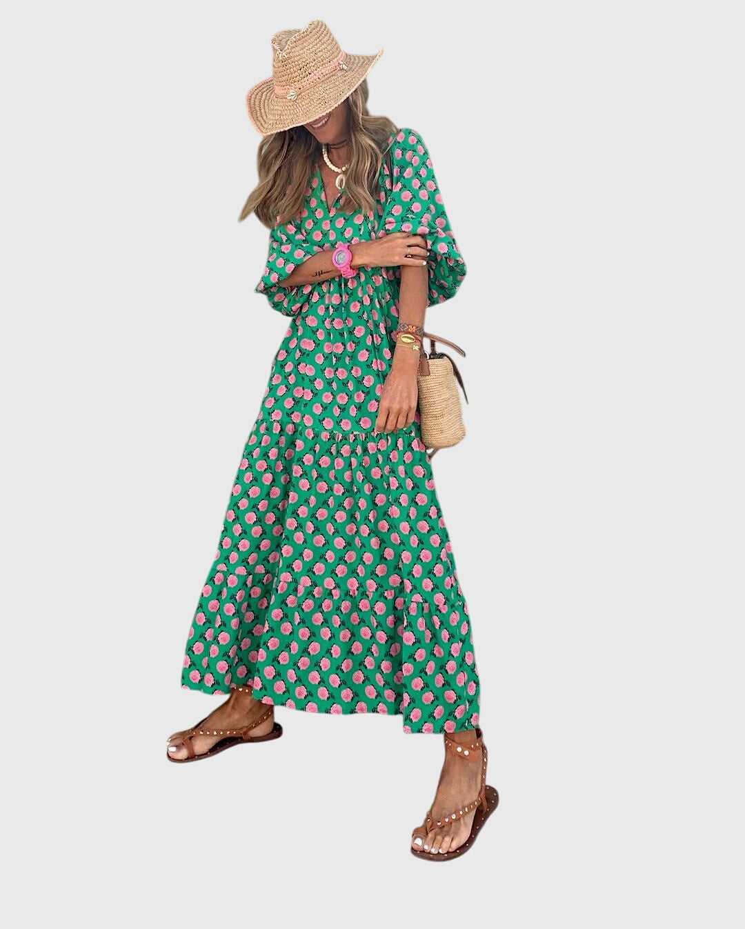Sarah | Boho Maxi Dress