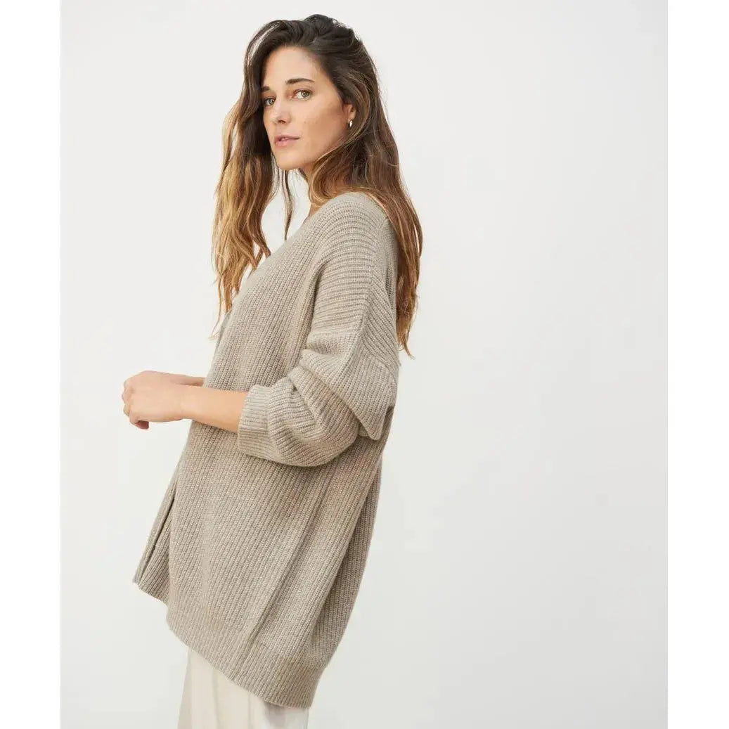 Elegante Knopen Cardigan Zenvora