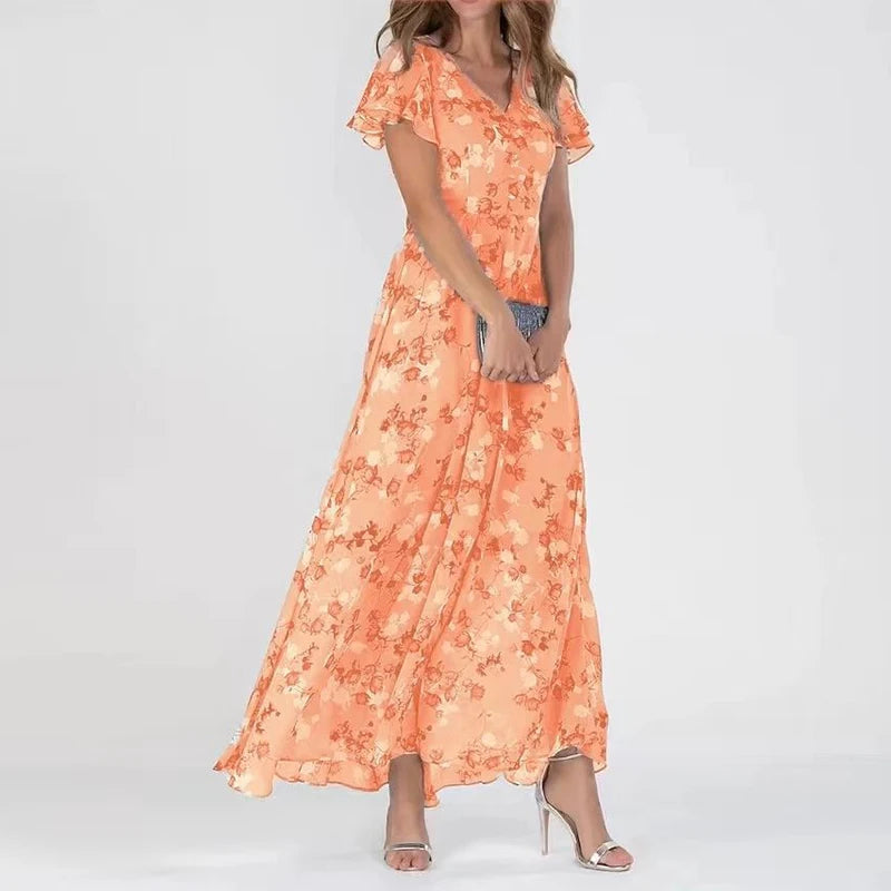 Kathrine™ | Luxurious Maxi Dress with Flattering Fit Zenvora