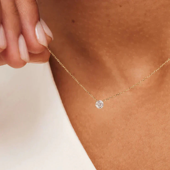 Ysavienna | Moissanite Stone Necklace