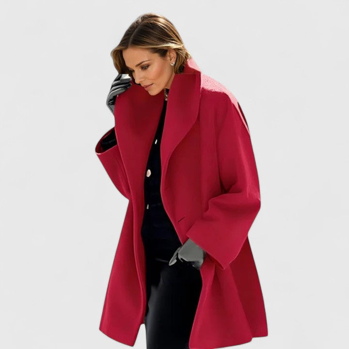 Oravienne | Elegant Coat Red