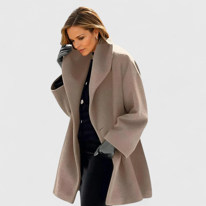 Oravienne | Elegant Coat Khaki