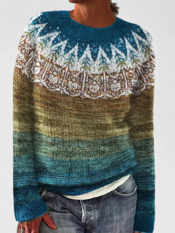 Yvanderrah | Comfortable Sweater Dark Blue