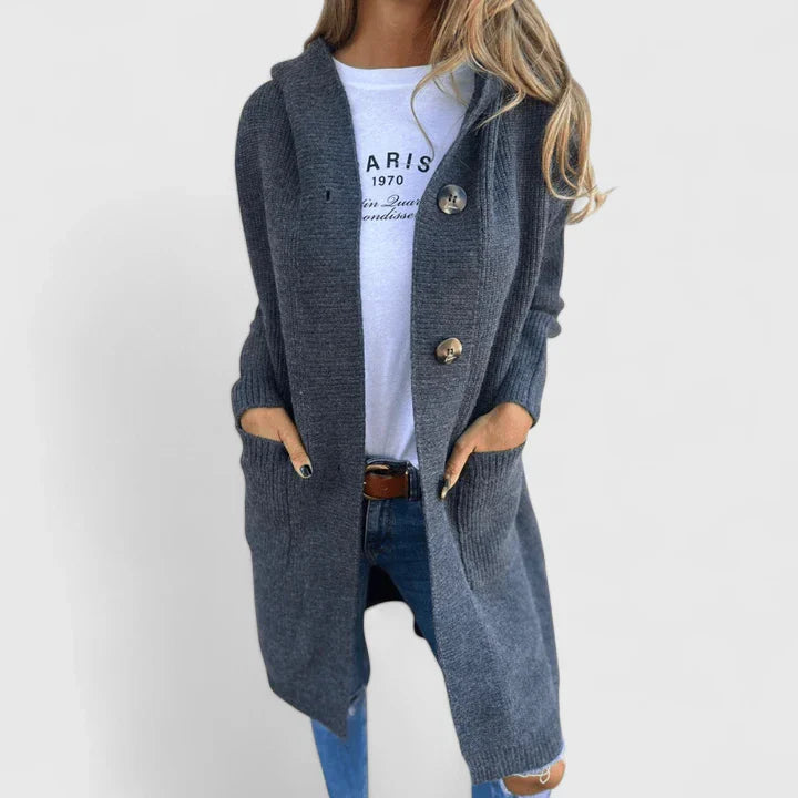 Dia | Elegant Cardigan Gray
