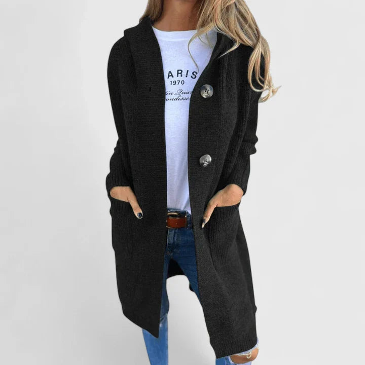 Dia | Elegant Cardigan Black