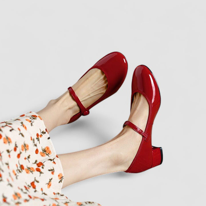 Mayzhera | Orthopedic Mary Jane Shoes Red