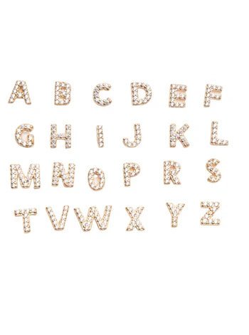 Mikhaela | Letter Earrings - Zenvora