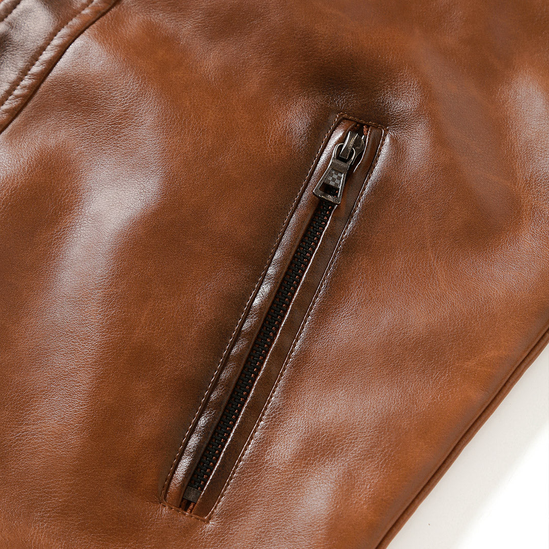 Roadster Leather Jacket Zenvora