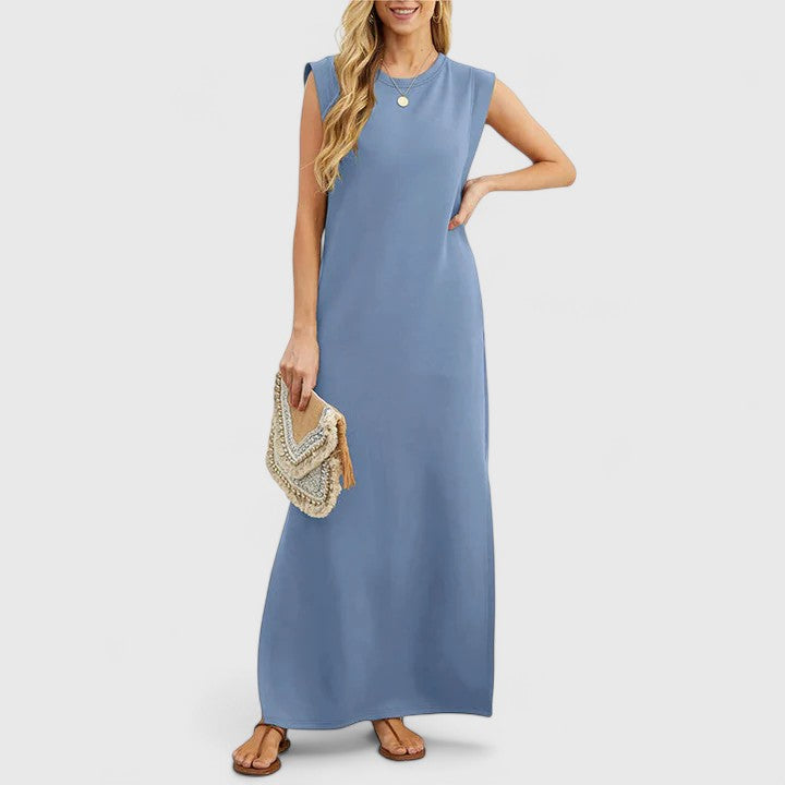Marian | Elegant Maxi Dress Blue