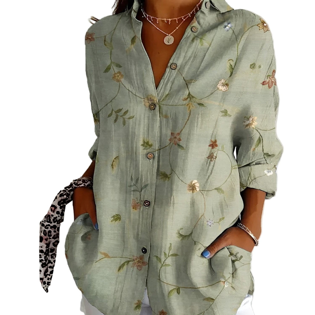 Luna | Striped Spring Top Zenvora