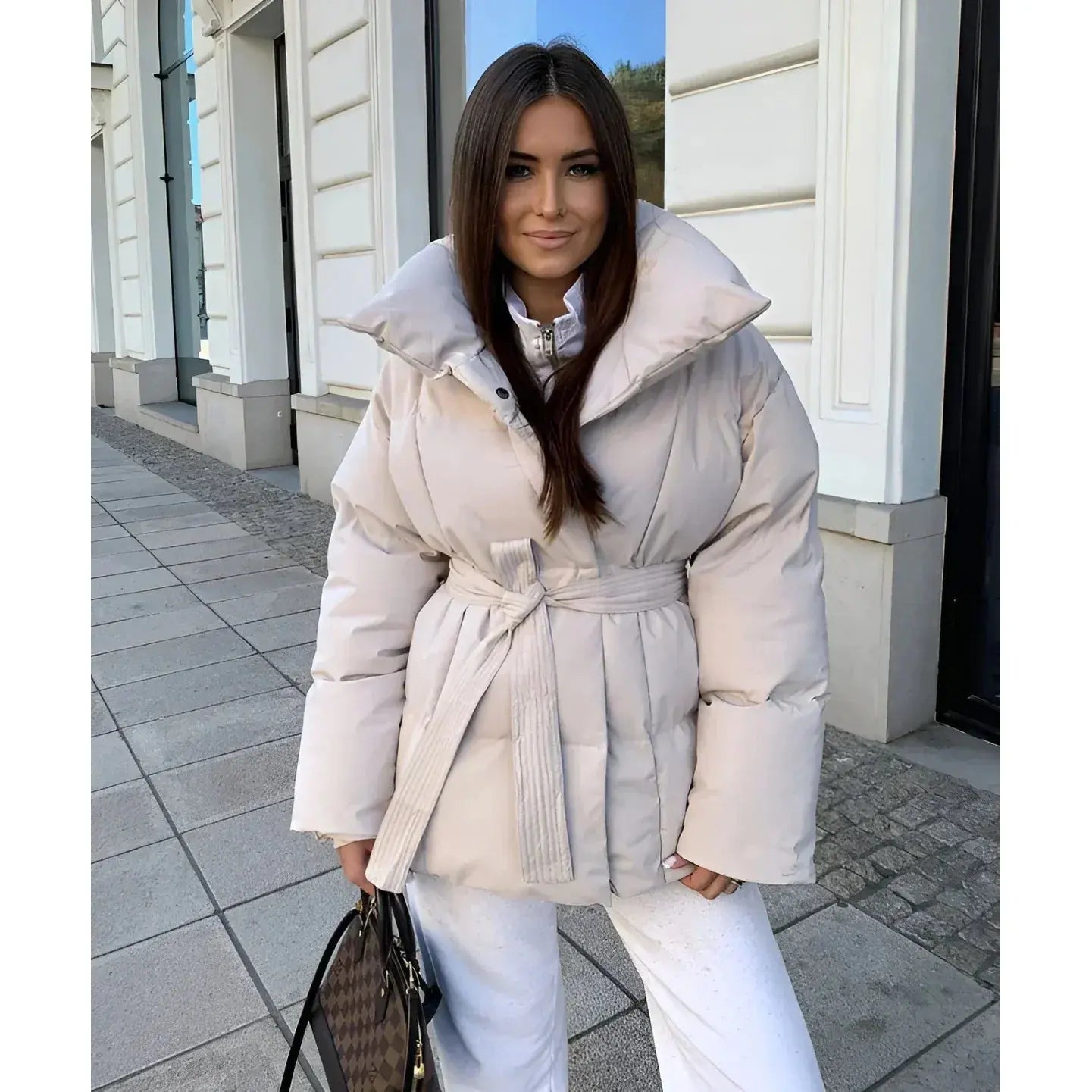 Elegante Gewatteerde Winterjas Zenvora