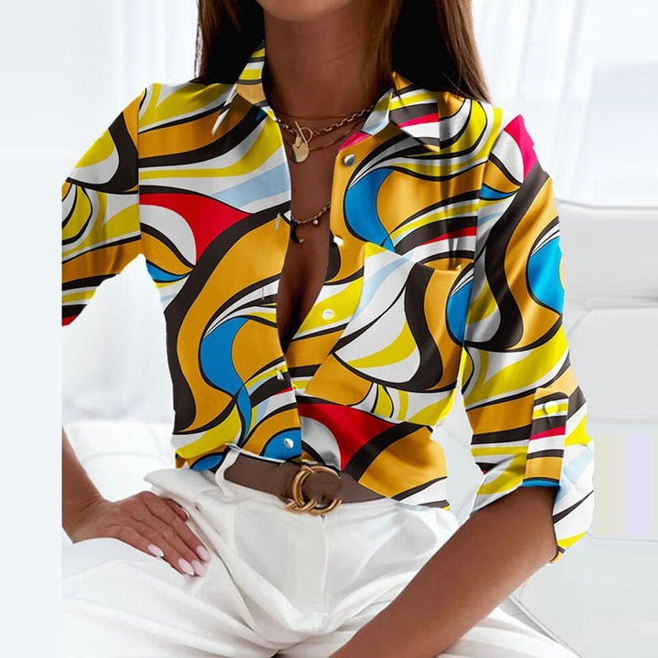 Sofia - Timeless Button-Up Shirt Zenvora