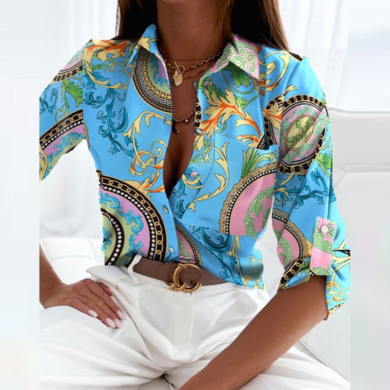 Sofia - Timeless Button-Up Shirt Zenvora