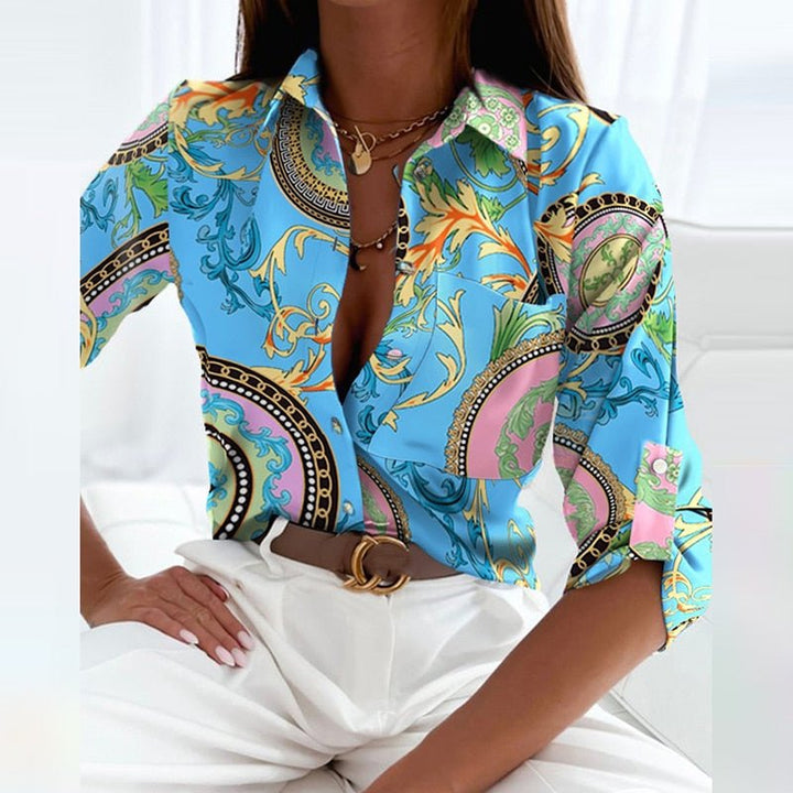 Sofia - Timeless Button-Up Shirt Zenvora