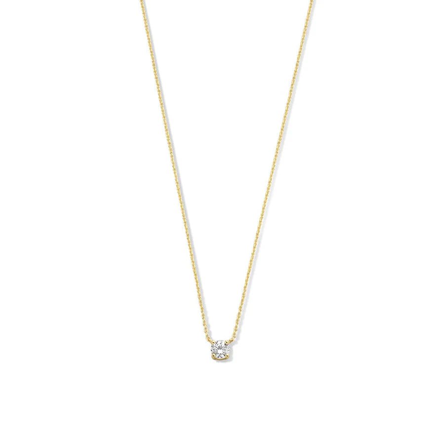 Ysavienna | Moissanite Stone Necklace - Zenvora