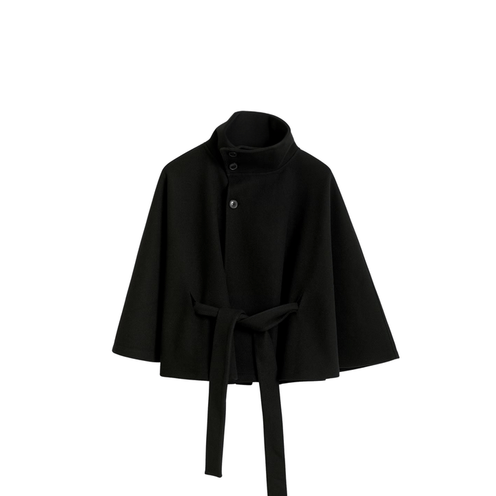 Zenvora Belt Cape Jacket - Zenvora