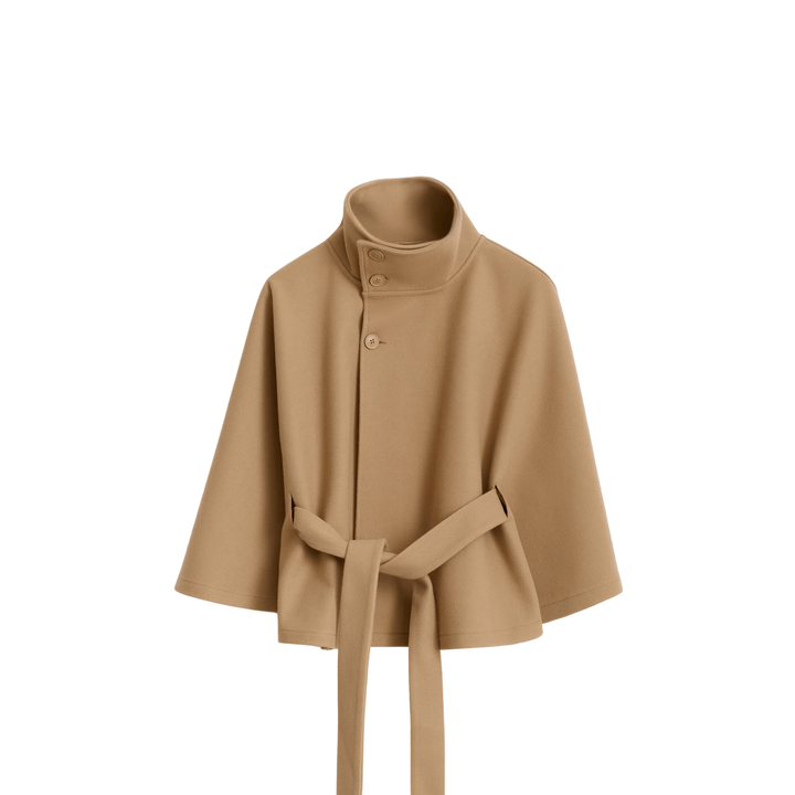 Zenvora Belt Cape Jacket - Zenvora