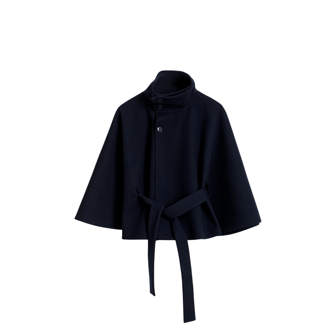 Zenvora Belt Cape Jacket - Zenvora